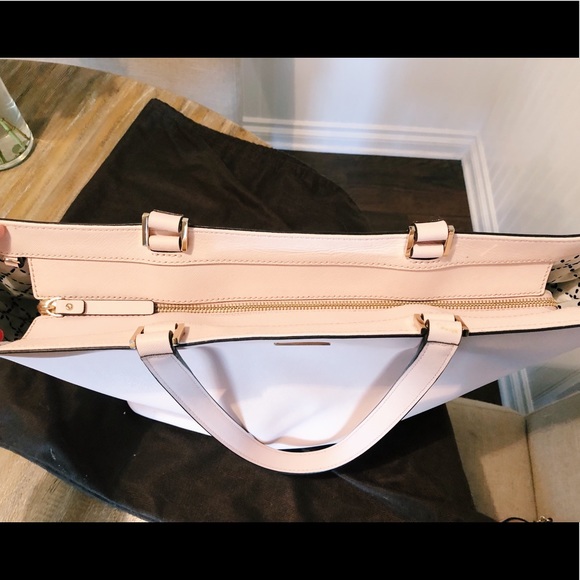 Kate Spade Large Blush Pink Tote with Zipper Close - Picture 4 of 6